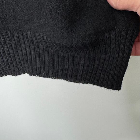 Vermont Country Store boiled wool bomber sweater/jacket - Picture 5 of 10